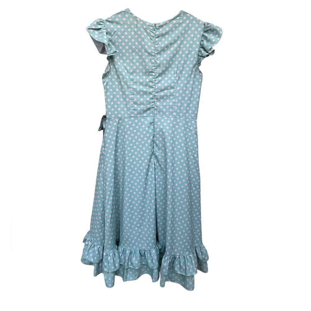 Marie Nicole Clothing Polka Dot Ruffle Dress size Small - Picture 6 of 7